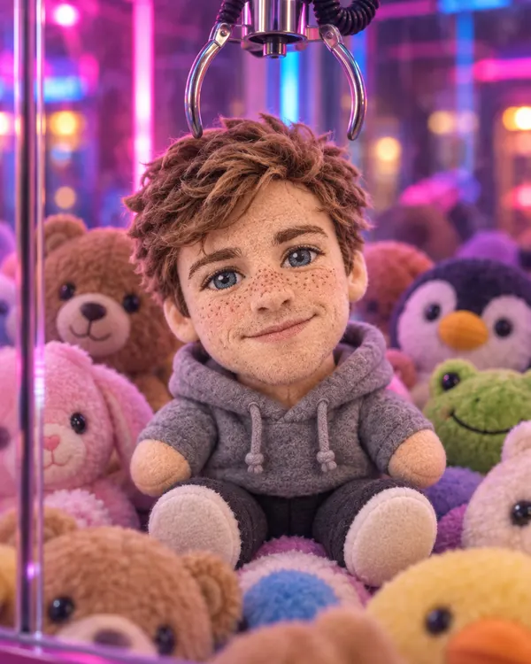 Claw Machine Prize: You as the plush everyone wants in the claw machine