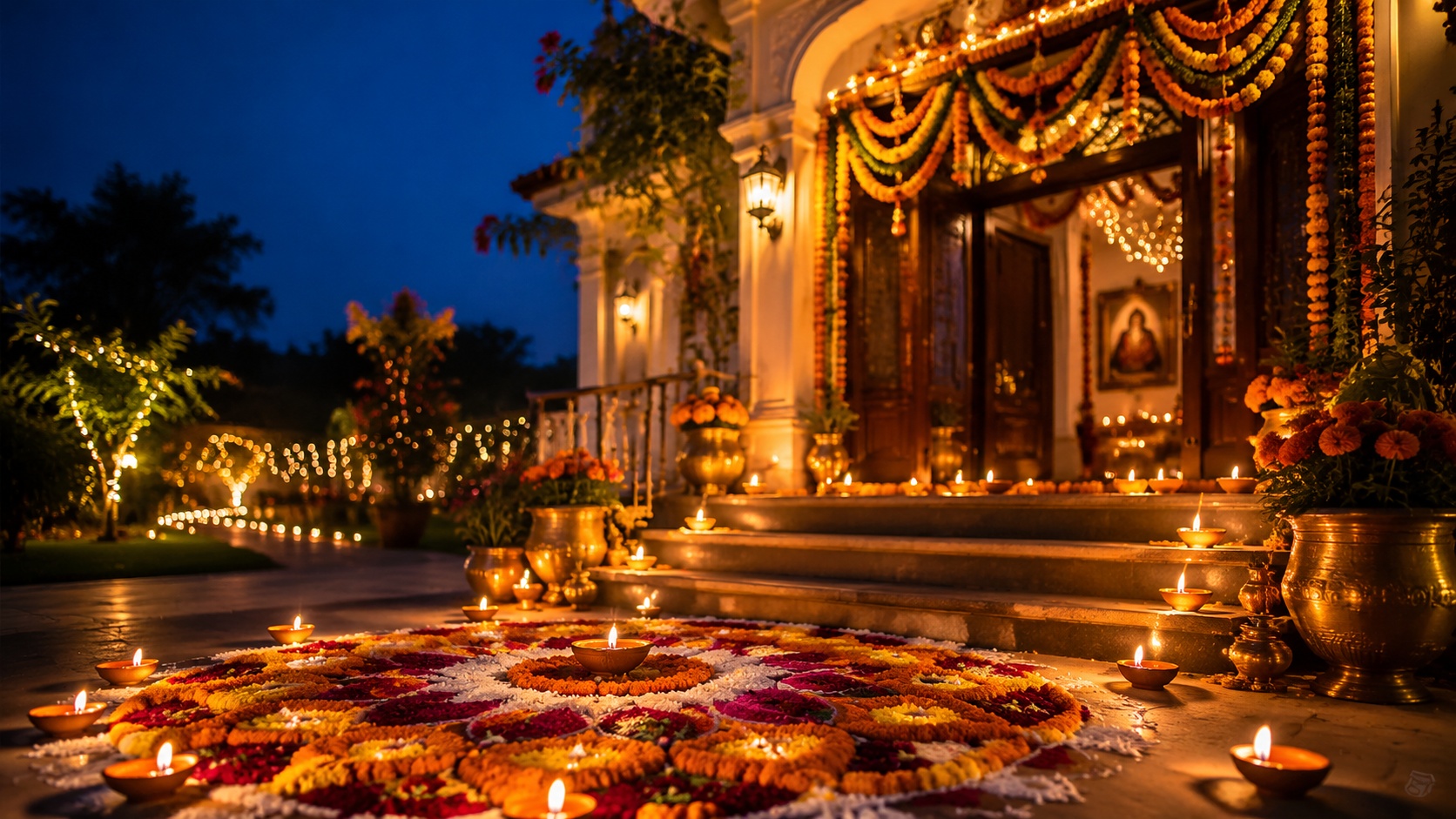 Festival Night Scene