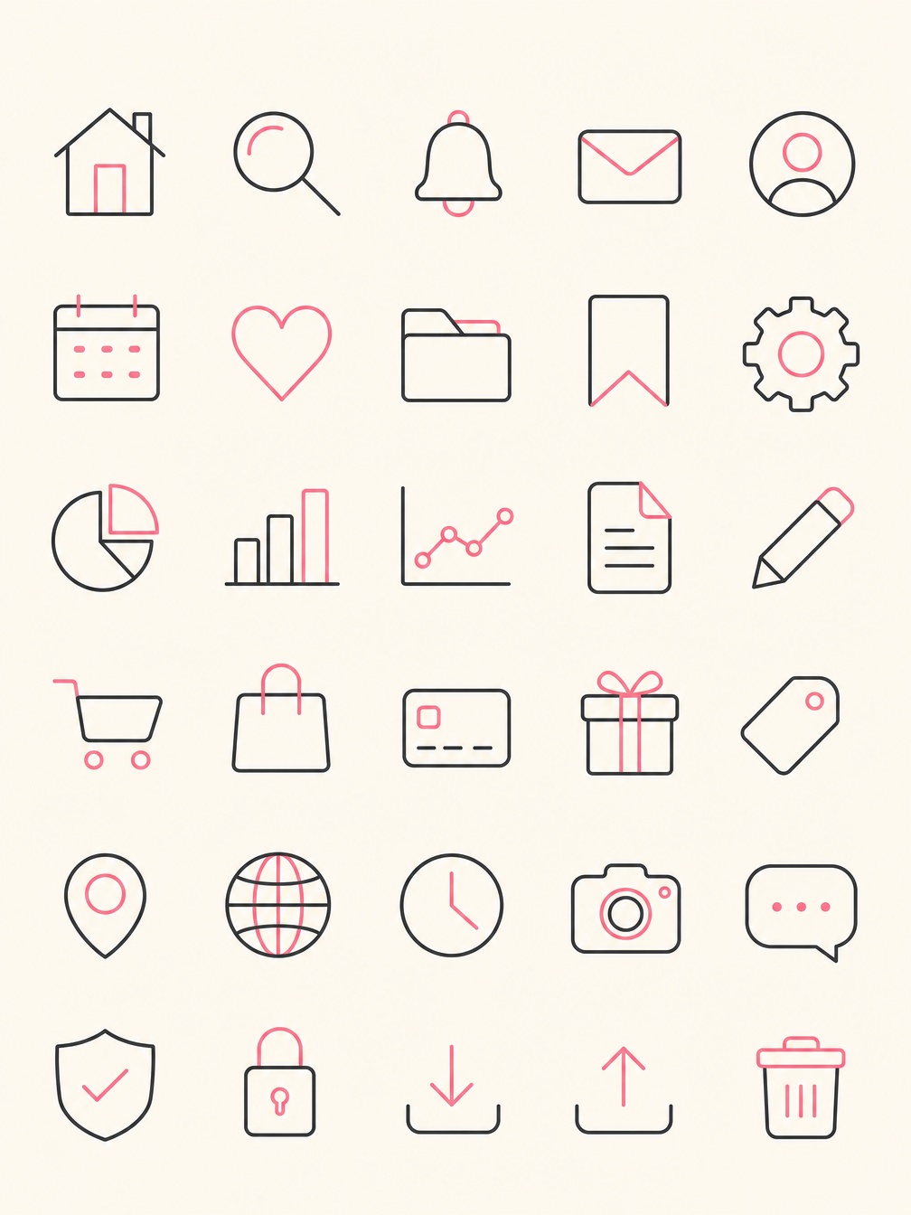 Icon set output